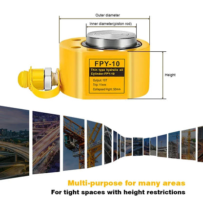 Multi stage Low Height Hydraulic Cylinder Jack Ram Portable Hydraulic Lifting Jack Split Hydraulic Booster for Machinery Bridge