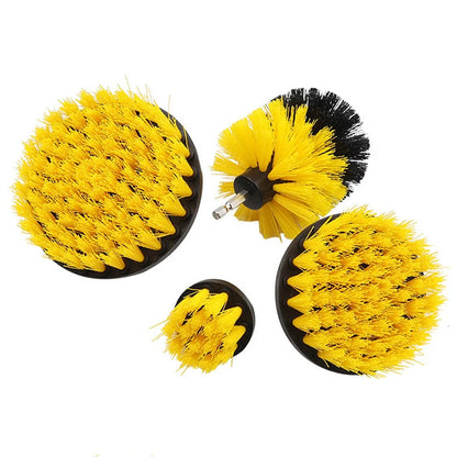 Electric Scrubber Drill Brush Kit Power Drills Scrubber Brush For Carpet Glass Car Tires Nylon Extension Pole Floor, Automotive