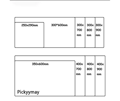 Fish Mouse Pad Gaming Mousepad Mat Gamer Mouse Mat Keyboard Mat Desk Mat Carpet Mausepad XXL For Computer Laptop Pad