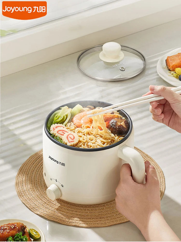 Joyoung Multi Electric Cooker Non-stick Coating Liner Electric Cooking Pot Mini Hot Pot For Home Kitchen 800W