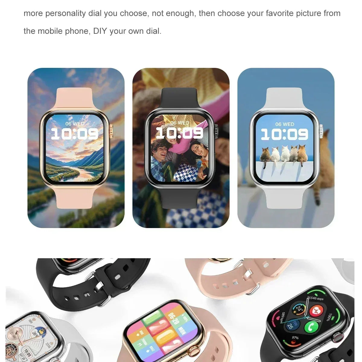 New 2026 Original For Apple Watch X 10 Smart Watch Men Body Temperature Bluetooth Call NFC GPS Sports Women SmartWatch for Apple