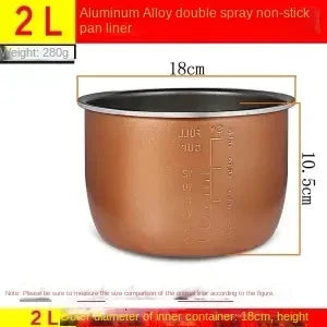 Electric pressure cooker liner multicooker bowl 4L 5L 6L liter non-stick pan double spray thickening