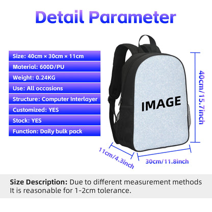 Monster Jam Truck Children's Backpack Primary School Backpack Kindergarten Backpack Male and Female Students