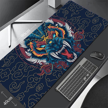 Fish Mouse Pad Gaming Mousepad Mat Gamer Mouse Mat Keyboard Mat Desk Mat Carpet Mausepad XXL For Computer Laptop Pad