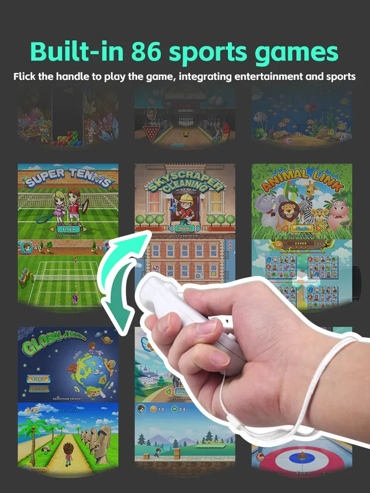 Retro Game  With 2.4G Wireless Controller 4k Classic Motion Sensing Game Console Video Game Built in 1000 NES Games