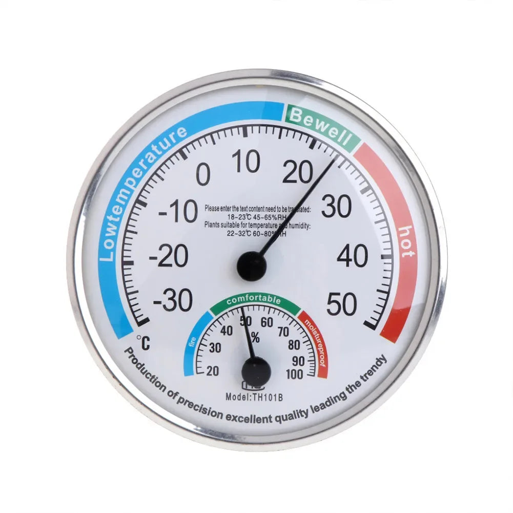 Thermometer Hygrometer Thermo Analog Humidity Temperature Meter Indoor Outdoor Climate Control Garden Thermometer