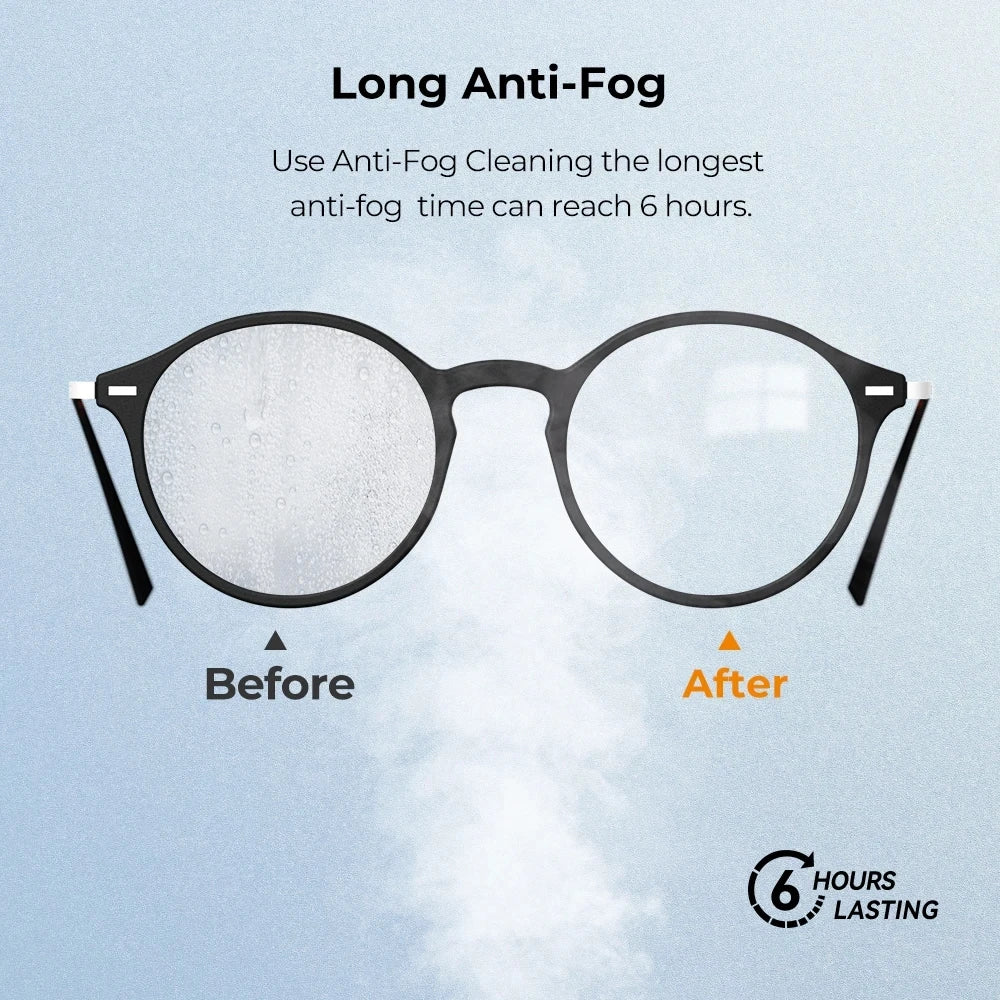 K&F Concept 50 120 PCS Cleaning Wipes Individually Wrapped Anti Fog Wipe Suitable Camera Lenses Eyeglasses Tablets Mobile Screen