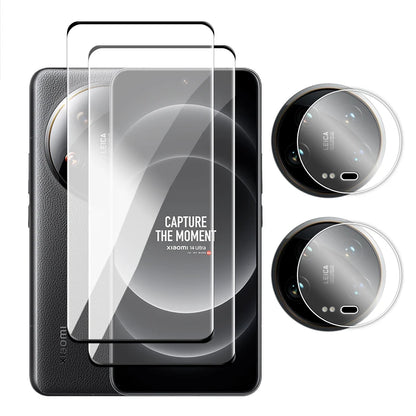 For Xiaomi 14 Ultra 5G Glass Full Cover 3D Curved Screen Protector Xiaomi 13 14 Ultra Tempered Glass For Xiaomi 14 Ultra Film