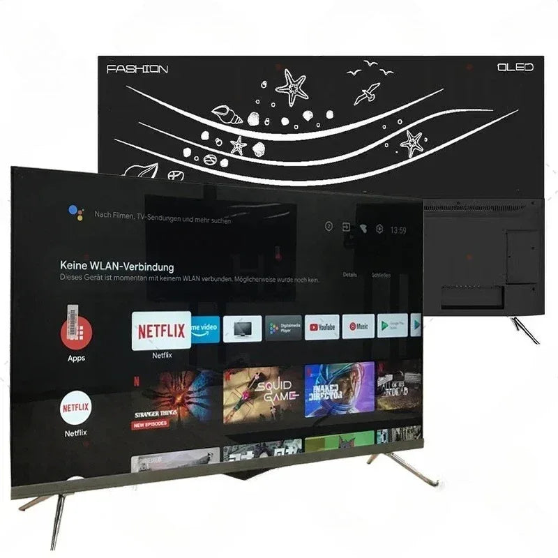 【Hot】43 Inch OLED 4K Ultra HD Smart Android TV | Ultra-Thin Bezel Design, HDR, For Bedroom Gaming