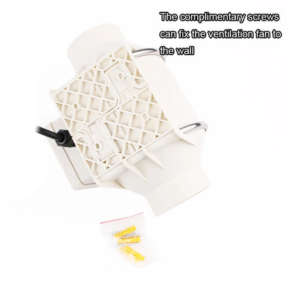 4/5/6/8 Inch Remote Control Exhaust Fan Silent Inline Pipe Duct Fan Extractor Air Ventilation Blower Kitchen Toilet Wall Booster