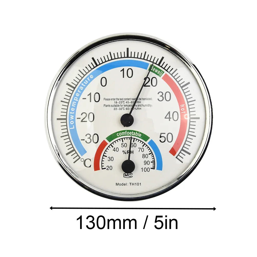 Thermometer Hygrometer Thermo Analog Humidity Temperature Meter Indoor Outdoor Climate Control Garden Thermometer