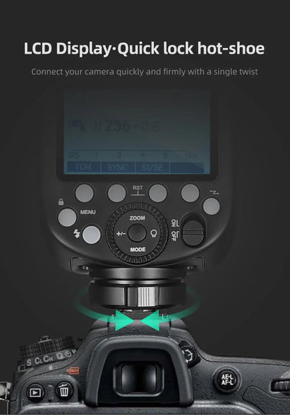 GODOX V1 Camera Flash TTL HSS Speedlight 1/8000s Li-ion Battery Speedlite Flash for Canon Sony Nikon Fuji Pentax V1C V1S V1N V1F