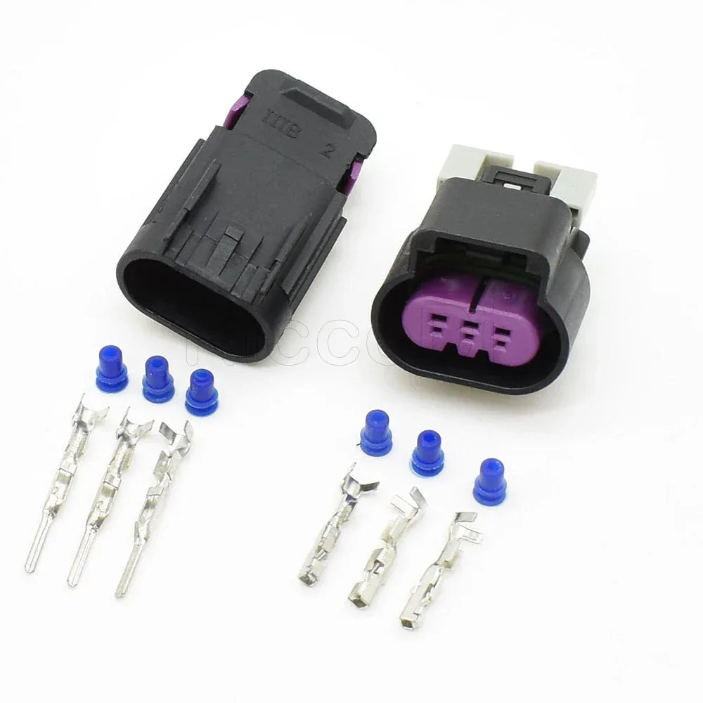 1 Set Female Male 15326808 13519047 3 Way GT 150 Auto Plug For Fuel Sensor Applications GM Delphi Connector