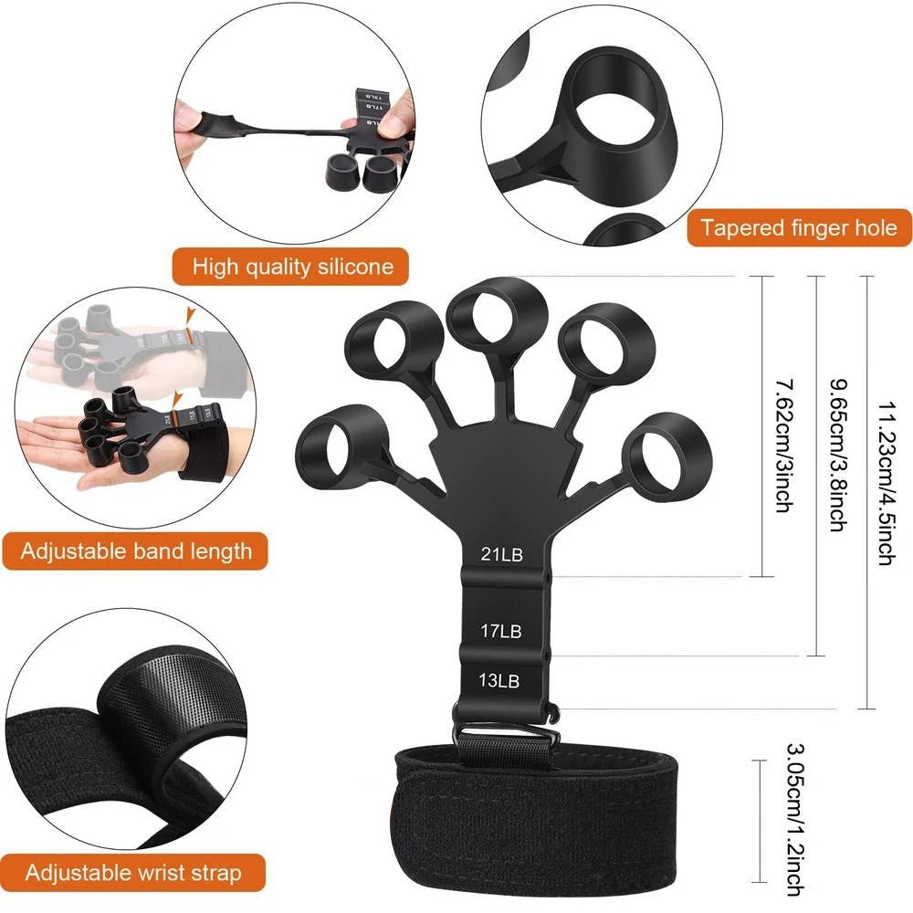 5-60Kg Adjustable Heavy Hand Gripper Fitness Hand Exerciser Grip Wrist Training Finger Gripper Hand Strengthener For Patient