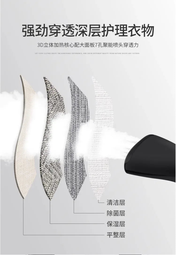 Large steam hanging iron household iron clothes ironing small handheld ironing machine hanging vertical electric iron