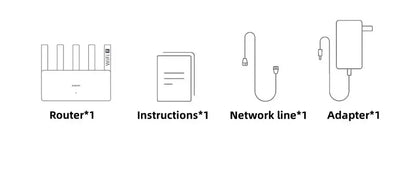 Xiaomi BE5000 Router Wi-Fi 7 Dual-Band Mesh System 2.4/5GHz with 2.5G Port IPTV Support OFDMA Signal Boost for Home or Gaming