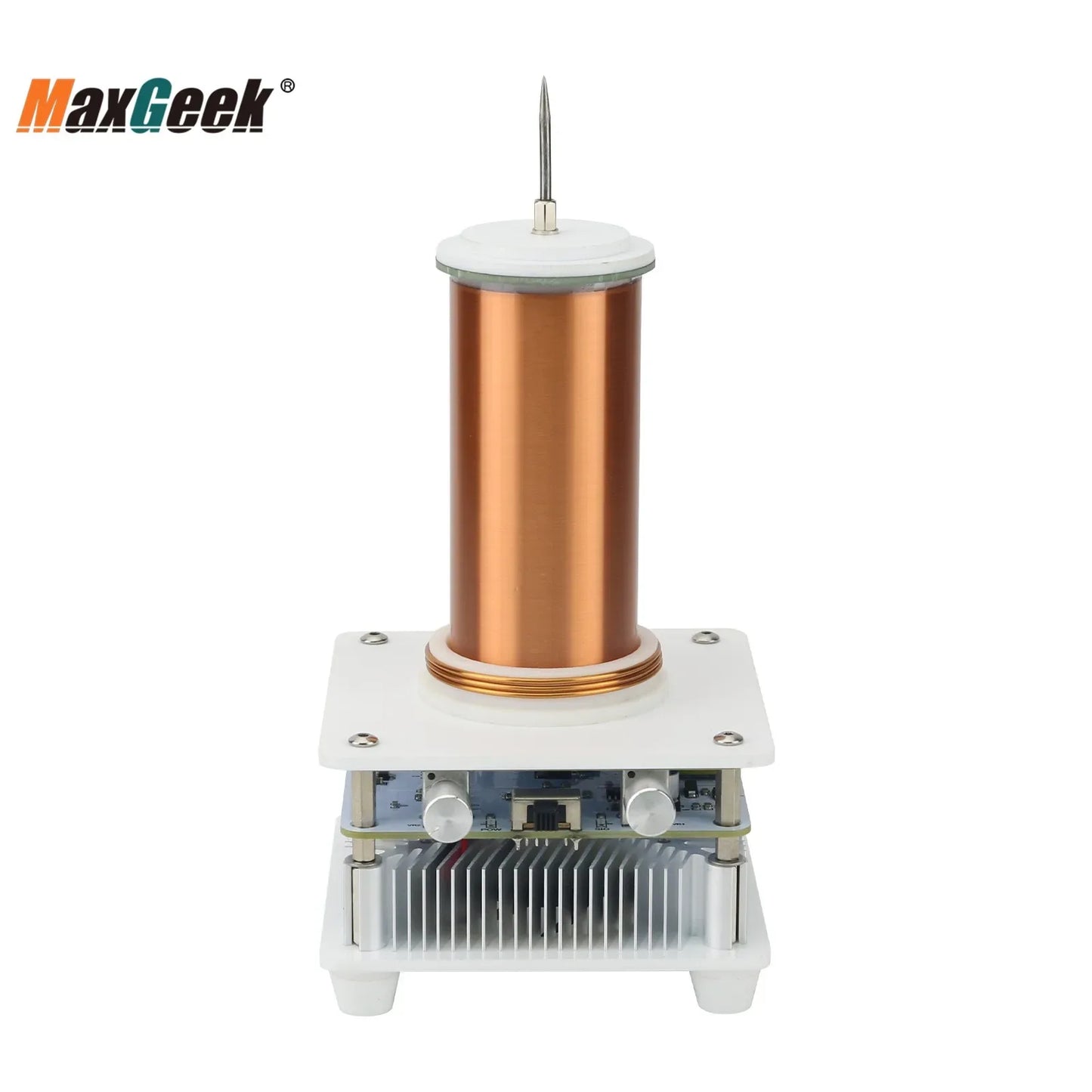 Wishcolor YSKJ-36 Blue/Golden Double Class E Tesla Coil with 10cm Thin Arc Support Music Bluetooth Playback