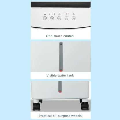 Air Conditioning Fan Large Wind Powerful Cooling Mobile Chiller can be remotely timed central Air Conditioning 220V 10L