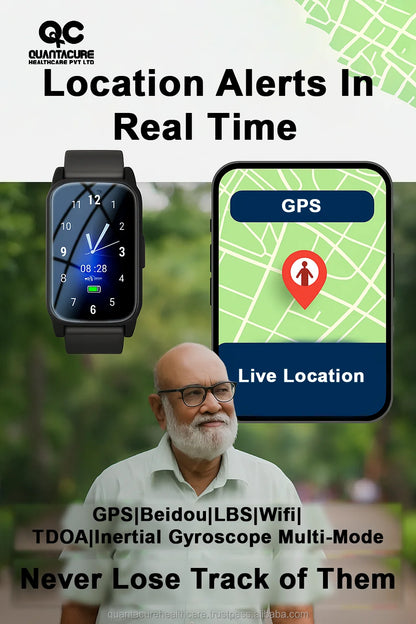 2025 QC V15 VS5 Health Watch Elderly Kids 4G GPS WiFi Tracker SOS Call Video Chat BP HR SpO2 Temp IP67 AI Silicone Band