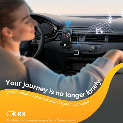 Joyroom Bluetooth 5.4 Receiver Transmitter 2-IN-1 AUX Car Bluetooth Adapter With LED Display TX/RX Dual Mode For Car Music