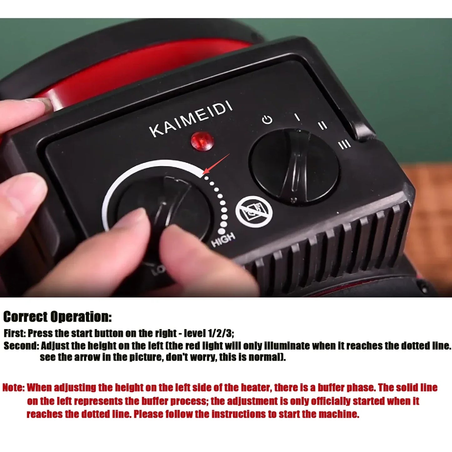 Industrial Portable Electric Heater Blower Natural Hot wind Adjustable Ceramic Heating Stove Radiator Thermal Air Warmer