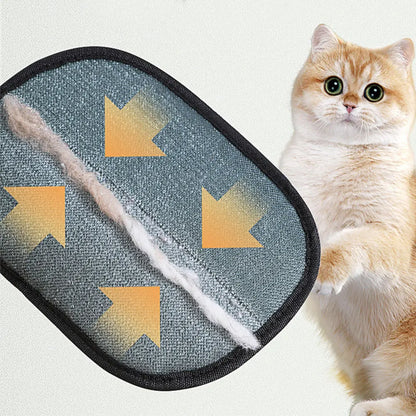 Pet Grooming Gloves Hair Remover Brush Pet Hair Remover Gloves for Dog Cat Rabbit with Long/Short/Curly Hair