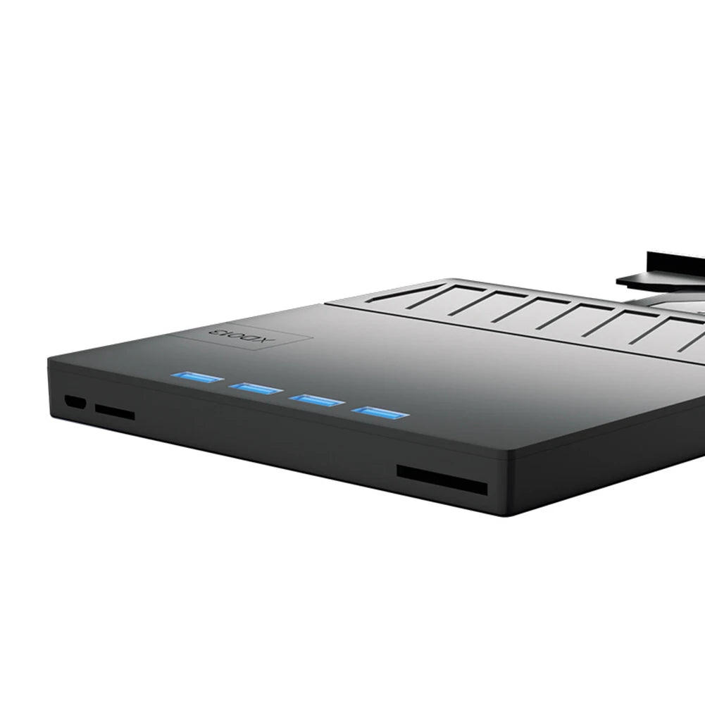 7 in 1 USB 3.0 Type C External CD DVD RW Optical Drive with SD/TF Port CD/DVD/BD -/+RW Player Burner Writer Reader for Laptop PC
