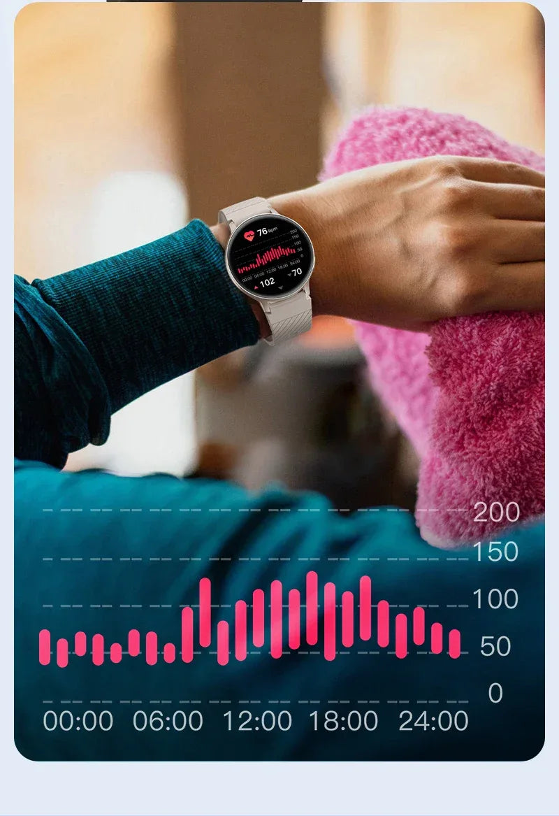 LIGE Bluetooth Call Smart Watch Women Custom Dial Watches Men Sport Fitness Tracker Heart Rate Smartwatch For Android IOS 2025