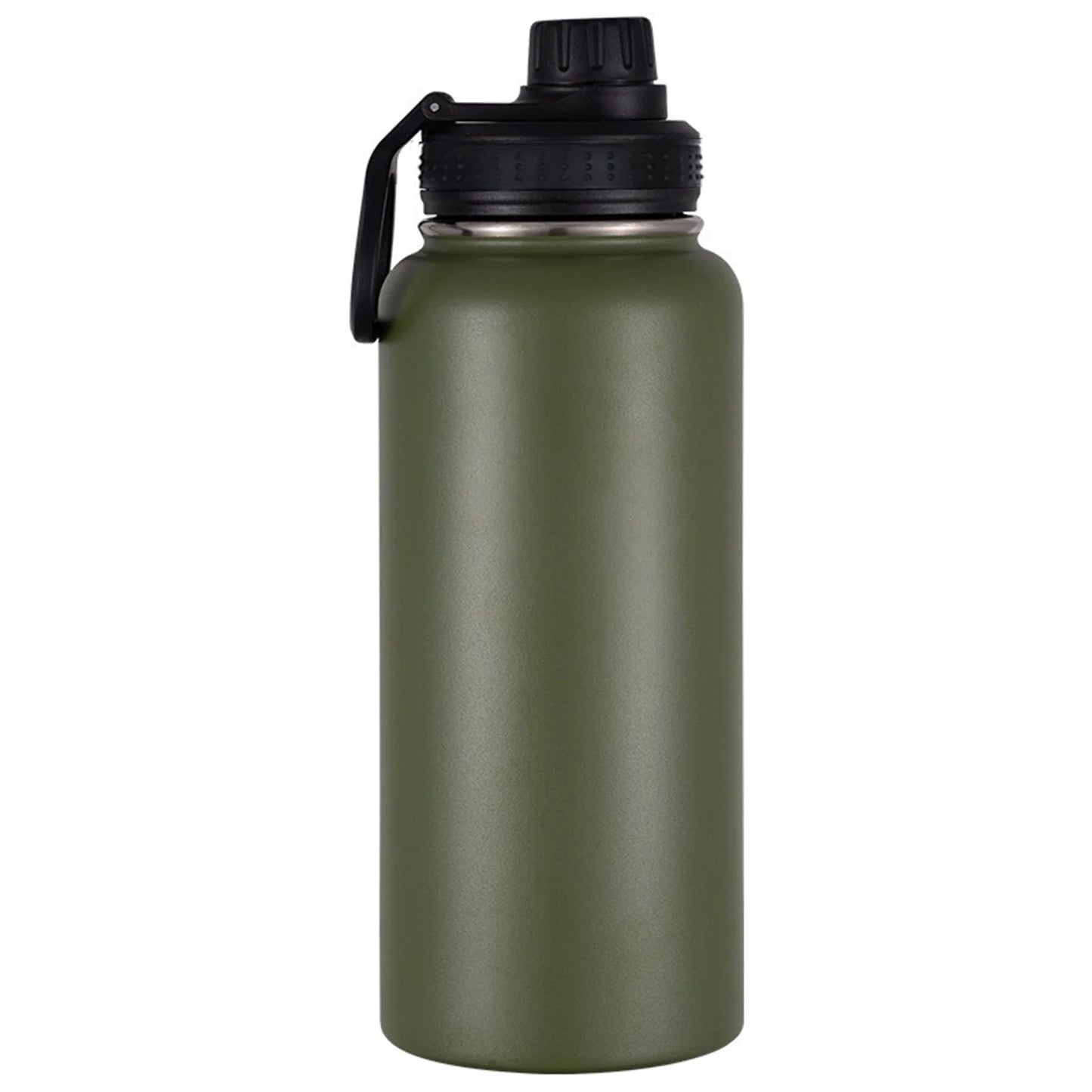 1 40oz Sports Portable Water Bottle, Suitable for Outdoor Camping and Other Sports, Cold-Keeping Bottle, Space Bottle, 1200ml Wide-Mouth Bottle, with Three-Finger Lid, Cycling Water Bottle