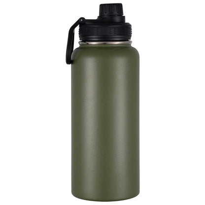 1 40oz Sports Portable Water Bottle, Suitable for Outdoor Camping and Other Sports, Cold-Keeping Bottle, Space Bottle, 1200ml Wide-Mouth Bottle, with Three-Finger Lid, Cycling Water Bottle