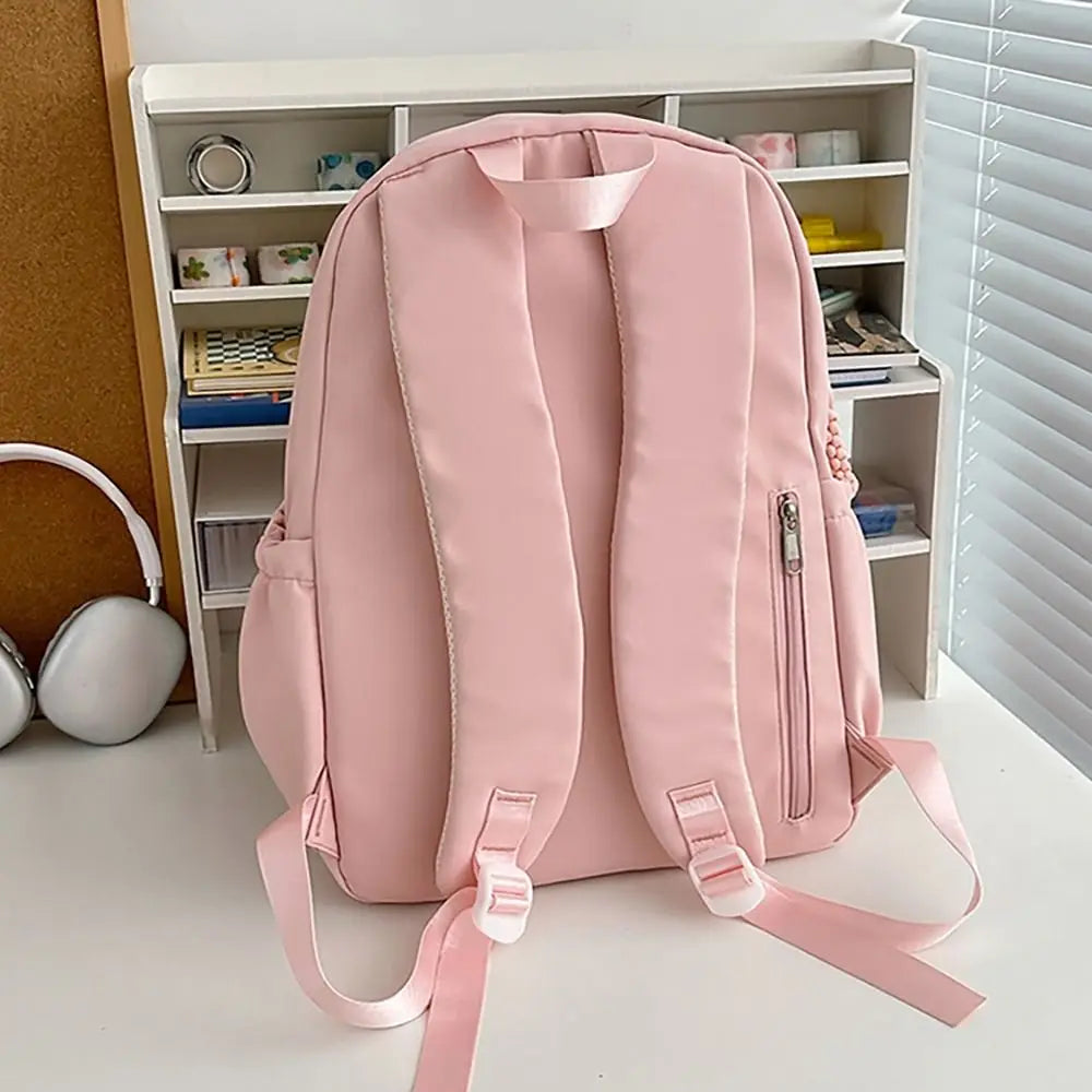 Cute Japanese Style Backpack Nylon Multi-function School Bag Large Capacity Handbag Student