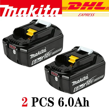 100% Genuine Makita Battery 18V 6Ah 9Ah Rechargeable Lithium Battery High Capacity for Makita Cordles Power Tool Battery