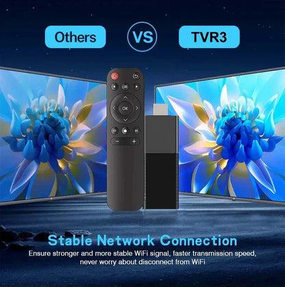 TVR3 HDMI TV Stick Android 15 2.4G&5G Dual Wi-Fi Allwinner H313 1G 8G Quad Core Smart TV Box Streaming Media Player Set-top Box