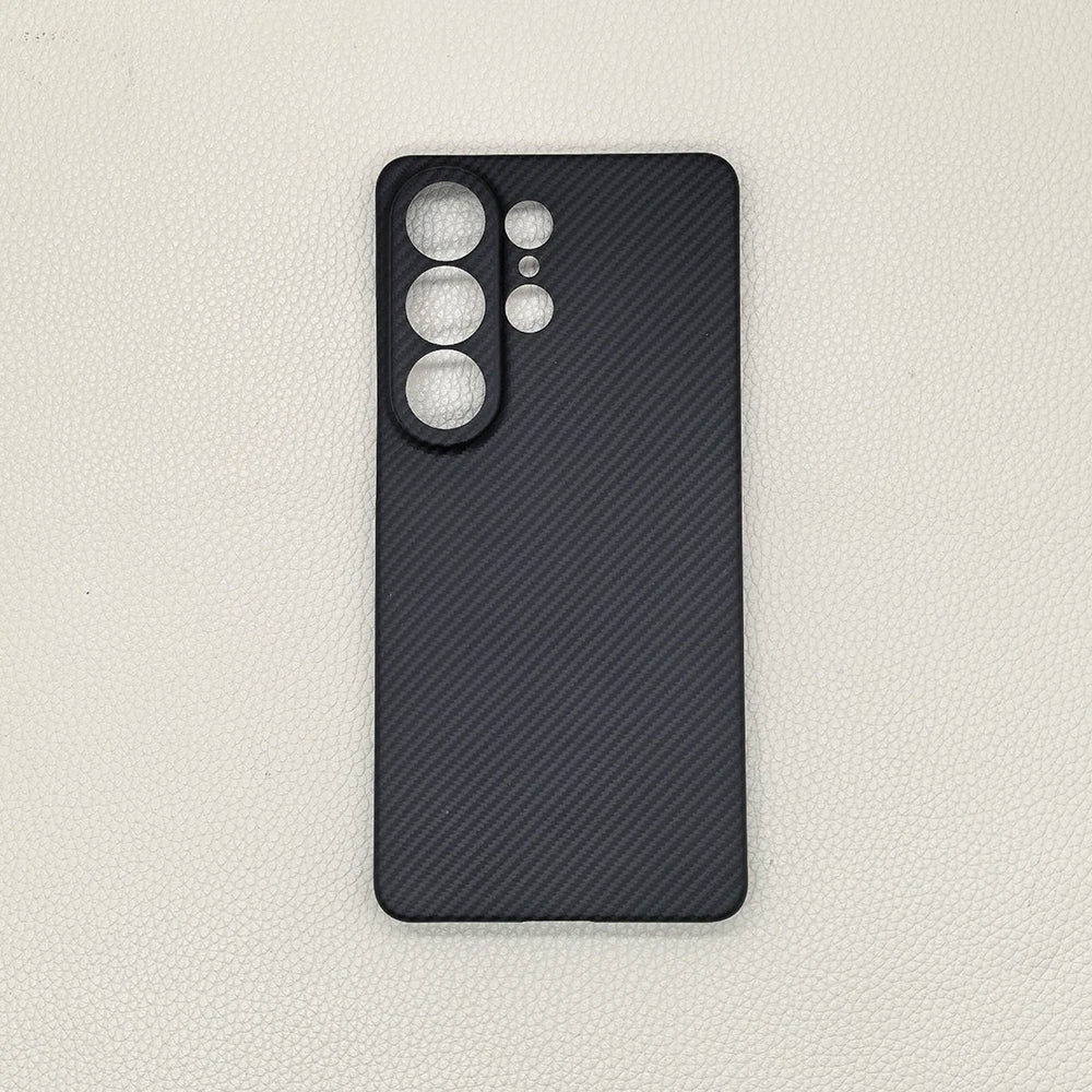 Ultra-Thin Kevlar Pure Carbon Fiber Phone Case For Samsung Galaxy S23 S24 26 Ultra Plus Commercial Aramid Fiber Shockproof Cover