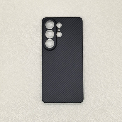 Ultra-Thin Kevlar Pure Carbon Fiber Phone Case For Samsung Galaxy S23 S24 26 Ultra Plus Commercial Aramid Fiber Shockproof Cover