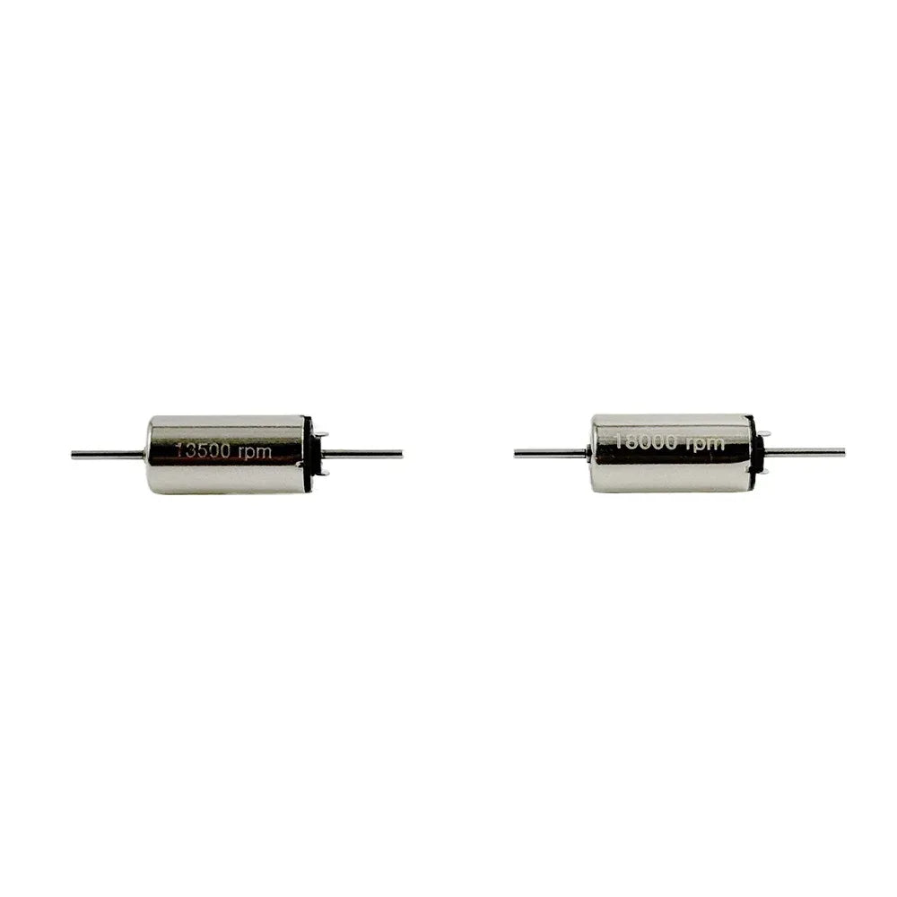 Mini 0816 Dual Axis 8mm Micro Motor DC 12 Volt 13500RPM/18000RPM Hollow Cups High Speed Strong Magnetic 1mm Diameter Shaft
