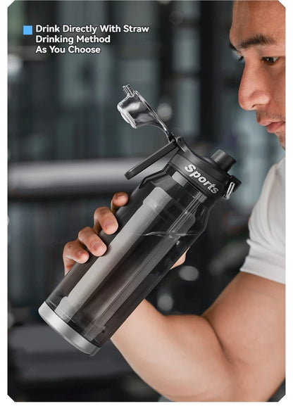 1L Sports Bottle Tritan Drinking Plastic Water Jug Fitness Bicycle Climbing Outdoor Bottle Water Cup