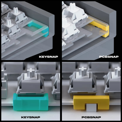 Geon × Nuxros Keysnap PCBsnap Goju Mechanical Keyboard O-ring Structure Silicone FKM Modifications Keyboard Gasket 4 Pcs