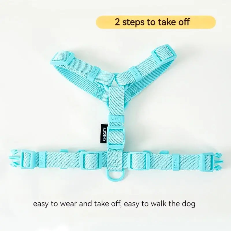 Dog Harness Dog Collar Dog Leash Macarone Color Cat Accessories Pet Small Dog Accessories Small Dog Harness Dog Supplies