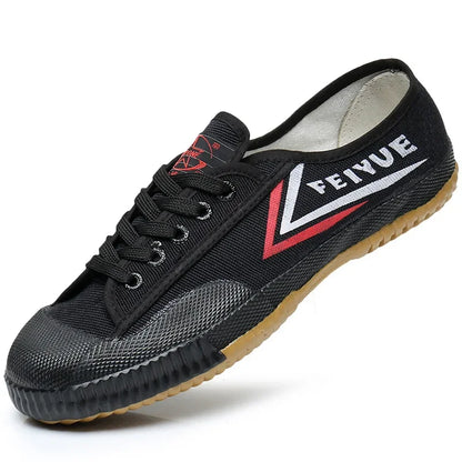 New Men's Canvas Shoes, Men's and Women's Kung Fu Martial Arts Shoes, Men's Training Sports Shoes, Lace Up Soft Soled Shoes