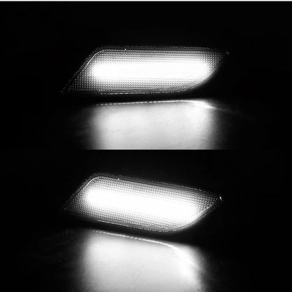 Amber/White LED Car Front Bumper Side Marker Turn Signal Lights For 2012-2014 Mercedes Benz W204 LCI C250 C300 C350 Sedan/Coupe