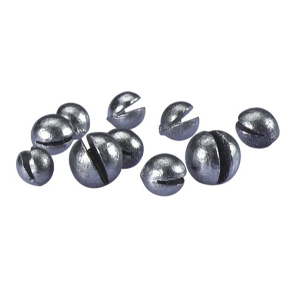 7 Sizes Round Fishing Line Sinker Removable Fishing Sinker Weights Assortment Kit with Tackle Box 0.2/0.28/0.38/0.5/0.8/1.5/2g