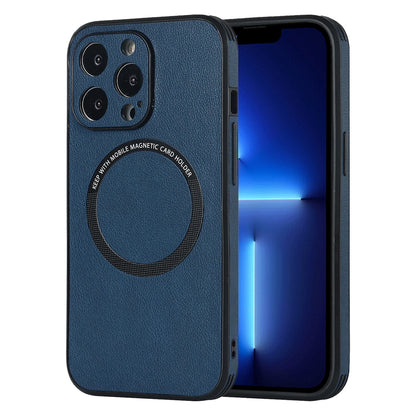 Luxury For Magsafe Wireless Charging Leather Case for iPhone 13 14 12 Mini 11 Pro Max X S XR 7 8 Plus Soft Square Magnetic Cover