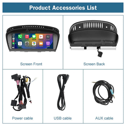Road Top 8.8'' Wireless Carplay Android Auto Multimedia Display Screen For BMW 3 Series E90 E91 E92 E93 5 Series E60 E61 CCC CIC