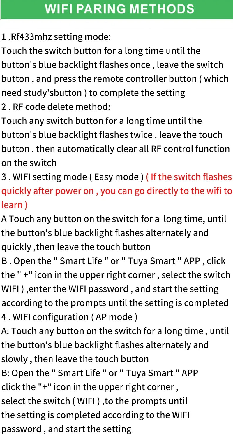 Tuya App US WiFi Smart Wall Switch 1/2/3/4 Gang No Neutral Wire Touch Sensor LED Light Switches Smart Home Alexa Google Home
