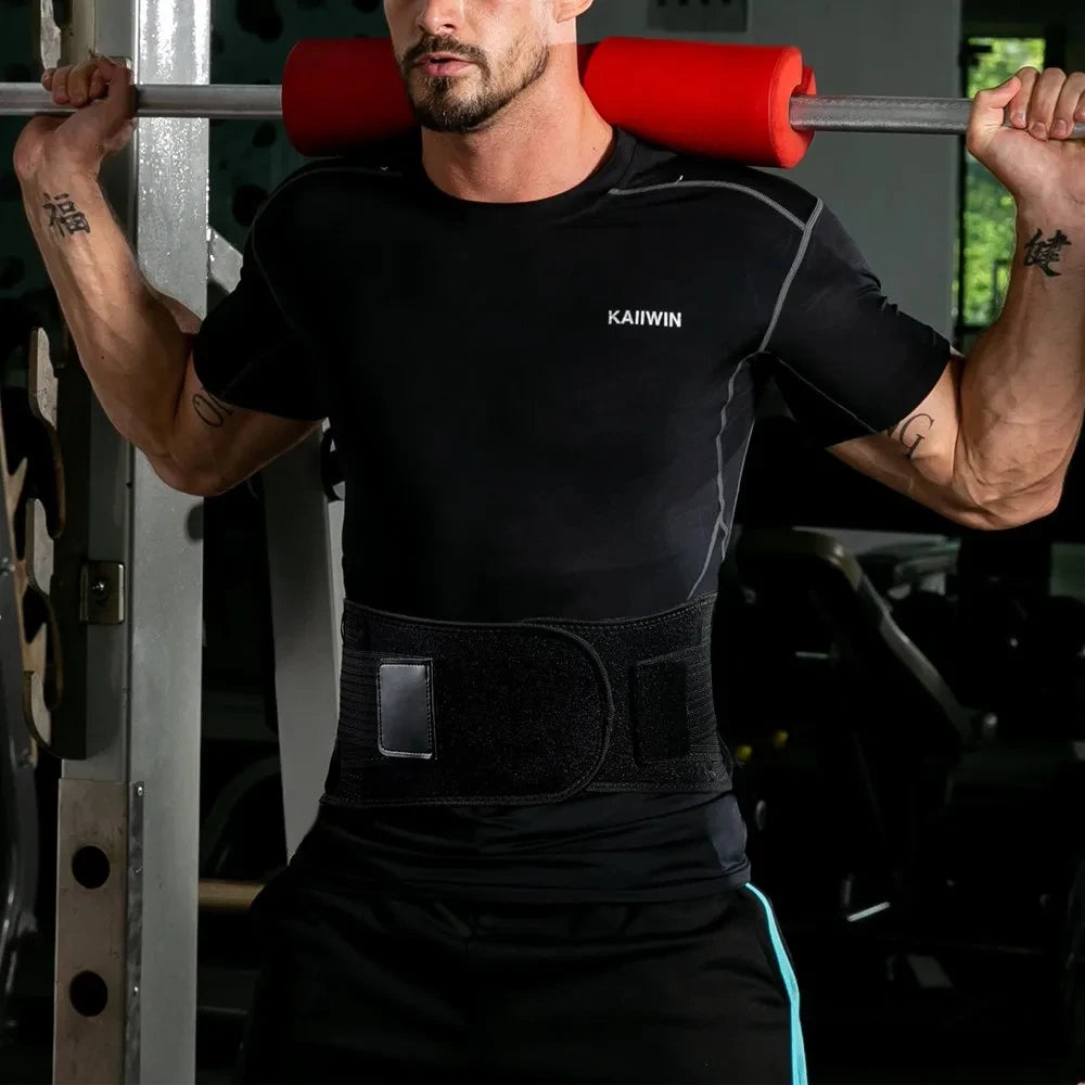 1PC GOUNOD Double Full Back Lumbar Support Belt Waist Orthopedic Corset Spine Decompression Waist Trainer Back Pain Relief