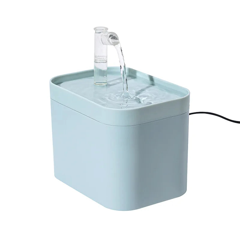1000ml Automatic Pet Water Fountain Transparent USB Power Cat Water Dispenser for Indoor Dog and Cat Water Feeding Supplies
