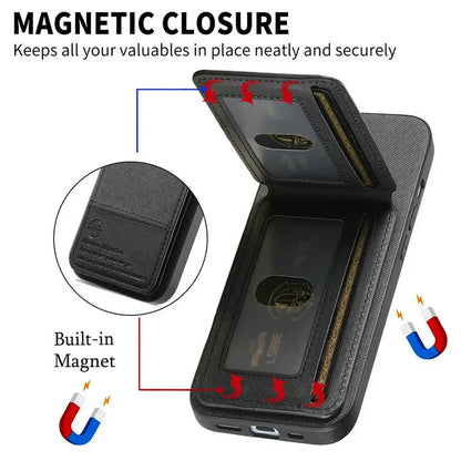RFID Leather Luxury Case for Huawei Pura 70 Pro Plus 5G Card Cover Flip Back Shell Huawei Pura 70 Ultra Pura70 Pro+ Phone Cover