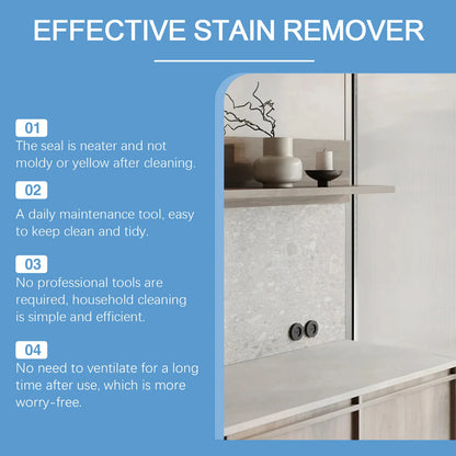Jakehoe Stain Removal Gel Multipurpose Household Decontamination Cleaning Gel Household Sealing Ring Gap Decontamination Agent