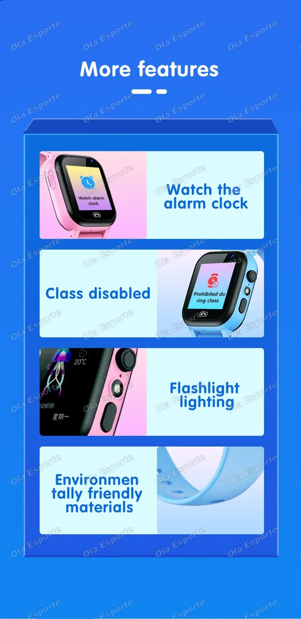 Kids Smart Watch 4G Sim Card 2G Internet SOS LBS Location Call Child SmartWatch Camera Waterproof Watch Phone For Boys Girls
